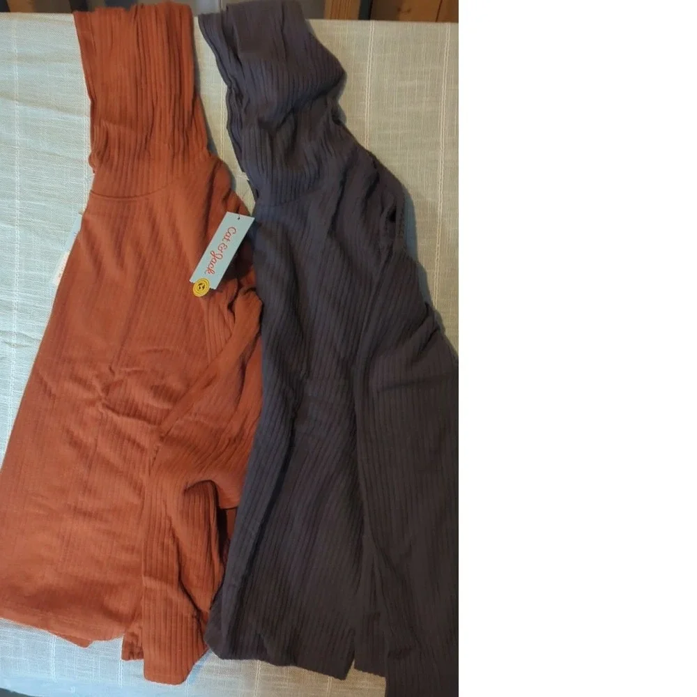 Cat‎ & Jack Kids Ribbed Knit Hoodie 2 Pack Rust Orange Grey XXL 18 NWT SOFT